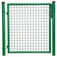 Hadra Gartentor 150 x 150 cm Grün/pulverbeschichtet