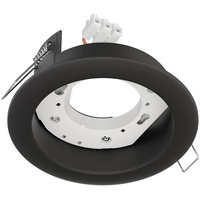 Ledscom.de ZOBE II 1x GX53 rund schwarz matt