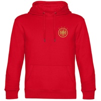 Multifanshop Kapuzen Sweatshirt - Deutschland - Adler Retro Gold