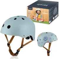 Lionelo Schutzhelm für Kinder verstellbar 50-56 cm, Kinnschutz, Intertek
