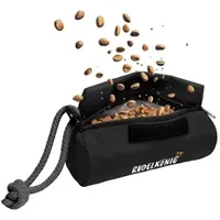 Rudelkönig Futterbeutel - Snackbeutel für Hundetraining schwarz