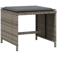 VidaXL Gartenhocker mit Kissen 41 x 41 x 36