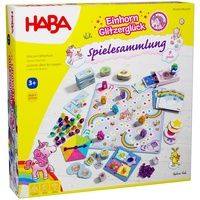 HABA Einhorn Glitzerglück - Spielesammlung