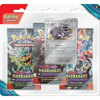 Pokémon 3er-Pack-Blister Karmesin & Purpur - Maskerade im Zwielicht: