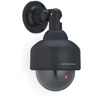 Relaxdays 3 x Kamera Dummy, blinkend, Innen- & Außenbereich,