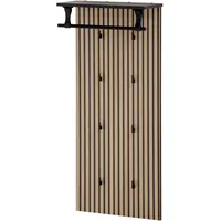 Schildmeyer MÖBELPARTNER Wandgarderobe Hank 157120 eiche Holz 8 Haken