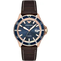 Emporio Armani Herrenuhr quarz/3-Zeiger datum Uhrwerk 42mm Gehäusegröße mit