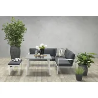 Garden Impressions Dining-Ecklounge "Baltimore" inkl. Ecksofa, Bank und Tisch