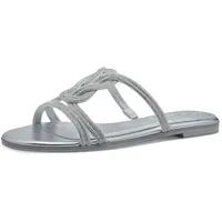 TAMARIS Damen Sandalen 1-27115-42 Silberfarben 941 Silver Textil m...