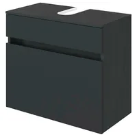 WELLTIME Waschbeckenunterschrank »Baabe«, Badmöbel Breite 60 cm, hängende Montage,