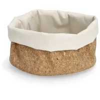Zeller Present, Aufbewahrungskorb, Kork/Baumwolle, 25 x 20 cm