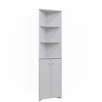 Vicco Badschrank Fynn Weiß 36 x 175 cm Eckschrank