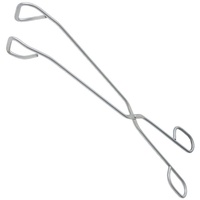 TronicXL Grillzange 38 cm Edelstahl silber