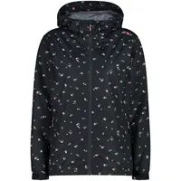 CMP Damen Regenjacke Woman Jacket FIX Hood antracite-orchidea 38