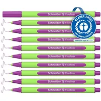 Schneider Line-Up Fineliner (Strichstärke 0,4 mm, aus biobasiertem Kunststoff,