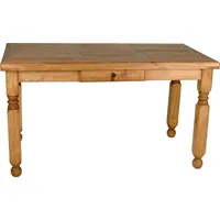MiaMöbel Mexico Esstisch 140x90cm - Ansteckplatten Massivholz Pinie Mexiko