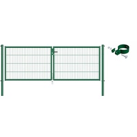 GAH Alberts Alberts 633028 Einstab-Gittermatten-Doppeltorset | zinkphosphatiert grün |
