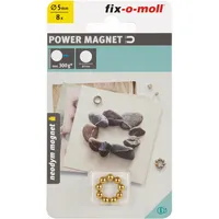 Fix-o-moll Neodym Magnete Kugeln 5mm gold