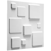 Wall-art WallArt 3D-Wandpaneele Quadrate 12 Stk. GA-WA09