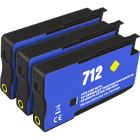 Ampertec 3 Ampertec Tinten ersetzt HP 3ED79A 712 yellow