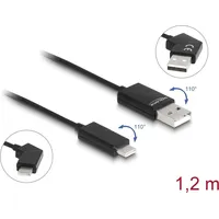 DeLock USB 2.0 Kabel Typ-A Stecker zu USB Type-C