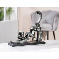 Casablanca by Gilde Gilde Tierfigur »Katze "Stretching" auf Base«,