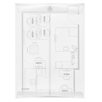 FolderSys 10 FolderSys Dokumententaschen DIN A4 transparent glatt 0,20