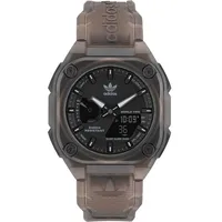 Adidas City Tech One AOST23059 Herrenuhr Chronograph - Schwarz/Schwarz