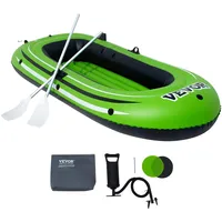 Vevor Schlauchboot 2-Personen-Fischerboot, Robustes Tragbares PVC-Floßkajak, inkl. 45,6 Zoll