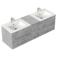 Magnolia home Badmöbel Roma XL beton