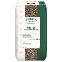 FUCHS schwarzer Pfeffer geschrotet Gewürz, 1,0 kg