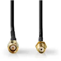 Nedis CSGB02010BK10 - Antennenkabel, SMA-Stecker / SMA-Buchse, 1 m