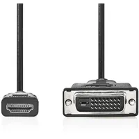 Nedis CCGL34800BK20 2 m HDMI Typ A (Standard), DVI-D