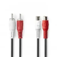 Nedis Stereo-Audiokabel | 2x RCA Stecker 2x Cinch Buchse