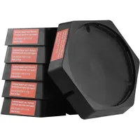 Vevor Wohnmobil-Nivellierpads, dauerhaft befestigtes Gummi-Wagenheberpad, 9" Runde Füße, 6er-Pack