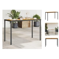 VidaXL Gartentisch mit Akazienholz-Platte 115x54x74 cm Poly Rattan