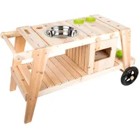 Small Foot Company Small Foot Outdoor-Spielküche Matschküche holz, witterungsbeständige