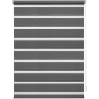 GARDINIA Doppelrollo EasyFix 45 x 150 cm Anthrazit