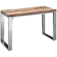 Wohnling Konsolentisch 115 cm Anrichte Industrial Massiv Laptoptisch Konsole