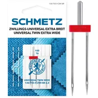 SCHMETZ Zwillingsnadel 6.0 mm Stärke 100
