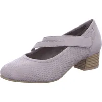 Jana Damen Pumps mit Riemen Kleiner Absatz Vegan, Braun