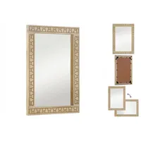 VidaXL Badspiegel 50x70x2,5 cm Massivholz Mango und Glas