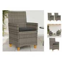 VidaXL Gartenstuhl 53,5 x 64 x 30 cm grau