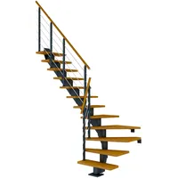 DOLLE Mittelholmtreppe Hamburg Eiche Anthrazit GH bis 301 cm