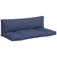 VidaXL Palettenkissen 2 Stk. Marineblau Oxford-Gewebe