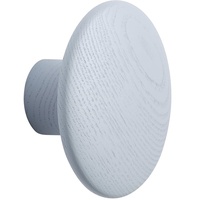 Muuto Wandhaken Dots Wood light blue ⌀ 9 cm