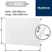 Buderus Logatrend C-Plan Kompaktheizkörper, 7750302607,