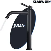 Klarwerk Julia Einhandmischer Schwarz matt