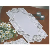 Permin Hardanger Tischläufer Stickpackung Hardanger Zählmuster, Multifarbig