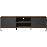 VCM Ebuy24 Montez TV Tisch 2 Türen, 2 Fächer,